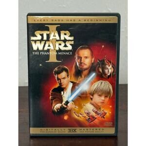Star Wars Episode I The Phantom Menace DVD 2000s Sci Fi Film